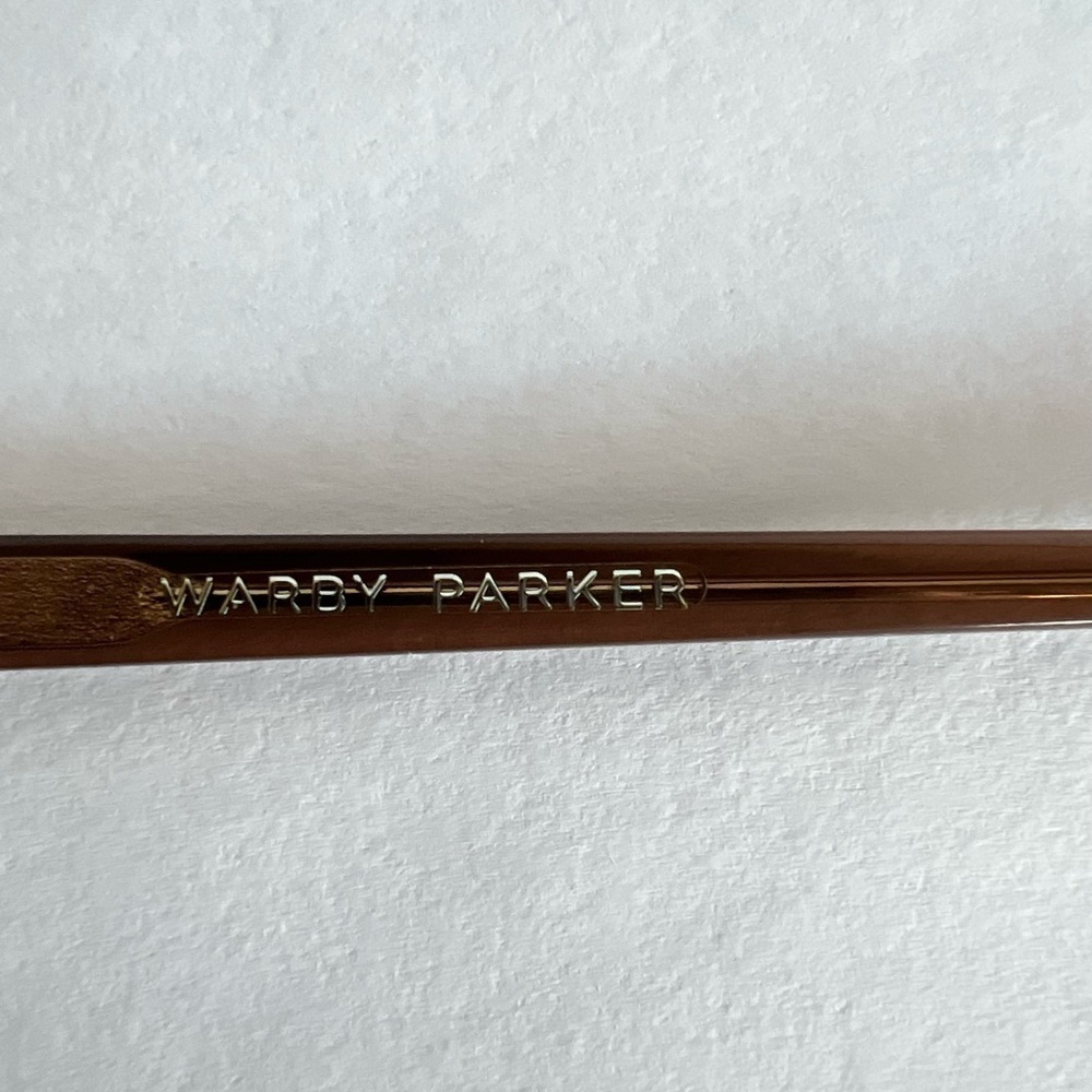 Warby Parker Bell 261 Eyeglass Frame in Light Brown. - Picture 3 of 6